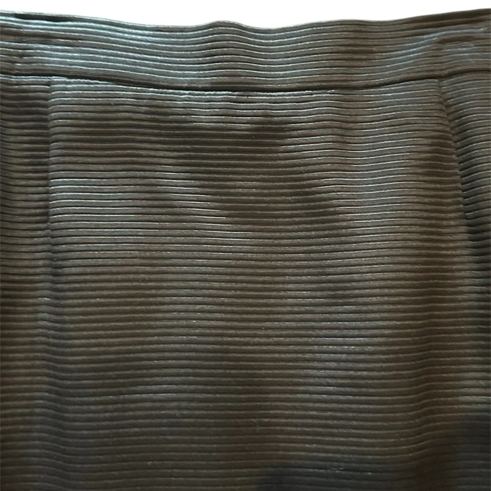 Escada Black Ribbed Pencil Skirt